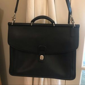 Coach Beekman 5266 computer briefcase nickel